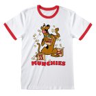 Scooby-Doo Ringer T-Shirt Weiß Unisex Munchies