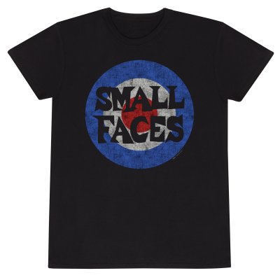Small Faces T-Shirt Schwarz Unisex Mod Target