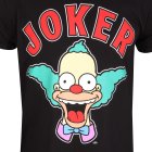 The Simpsons T-Shirt Schwarz Unisex Krusty Joker