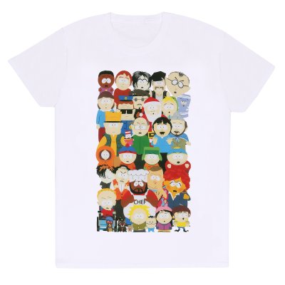 South Park T-Shirt Weiß Unisex Town Group