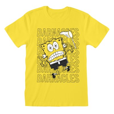 Spongebob Squarepants T-Shirt Gelb Unisex Barnacles