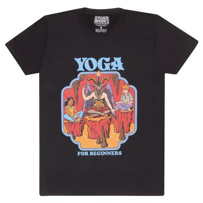 Steven Rhodes T-Shirt Schwarz Unisex Yoga For Beginners