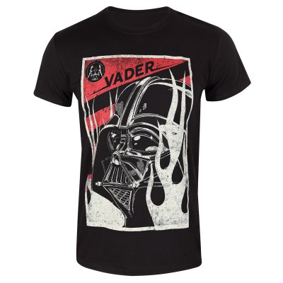 Star Wars T-Shirt Schwarz Unisex Vader Frame