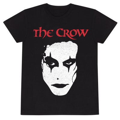 The Crow T-Shirt Schwarz Unisex Face