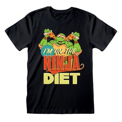Teenage Mutant Ninja Turtles T-Shirt Schwarz Unisex Ninja...