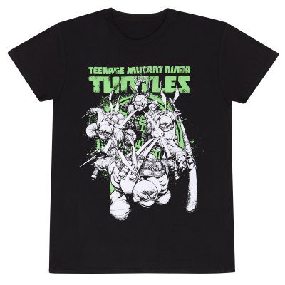 Teenage Mutant Ninja Turtles T-Shirt Schwarz Unisex Freefall