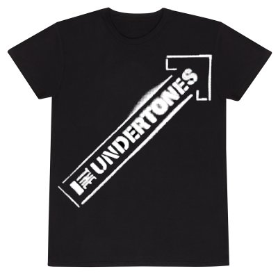 Undertones T-Shirt Schwarz Unisex Arrow Spray