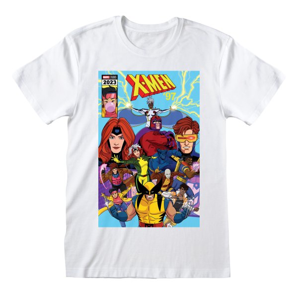 Marvel Comics X-Men T-Shirt Weiß Unisex Comic Cover