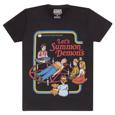 Steven Rhodes T-Shirt Schwarz Unisex Lets Summon Demons
