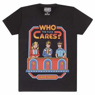 Steven Rhodes T-Shirt Schwarz Unisex Who Cares
