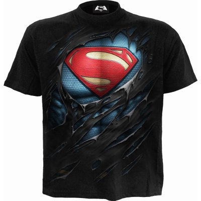 Superman T-Shirt Schwarz Unisex Ripped
