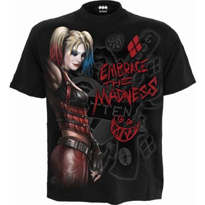 Harley Quinn T-Shirt Schwarz Unisex Embrace Madness