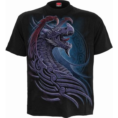 Spiral T-Shirt Schwarz Unisex Dragon Borne