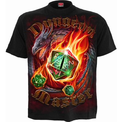 Spiral T-Shirt Schwarz Unisex Dungeon Master