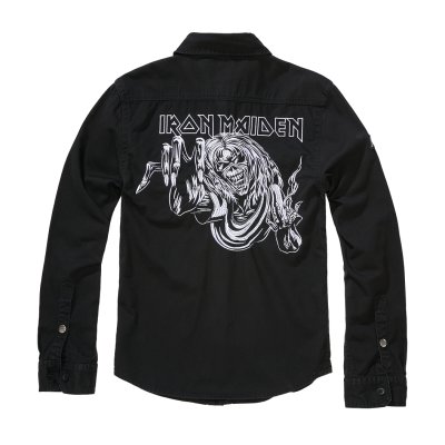 Iron Maiden Shirt Schwarz Vintage Longsleeve Eddy Unisex