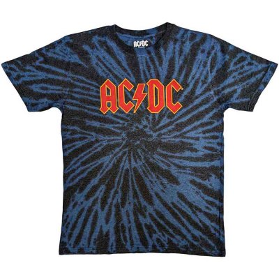 AC/DC T-Shirt Schwarz/Dip-Dye Unisex Logo (Wash Collection)