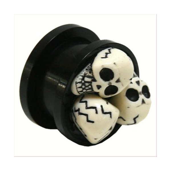 Plug Skull Black 05260
