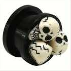 Plug Skull Black 05260