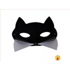Rubies Maske Domino Katze schwarz