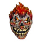 Latexmaske Burning Skull