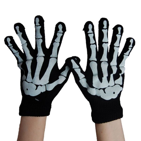 PI-Gloves-blk/wht-Skeleton