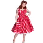 Hell Bunny Kleid red Mariam plus