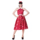 Hell Bunny Kleid Calamity 50s red