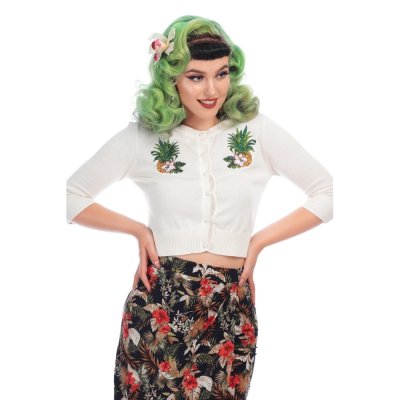 Collectif Cardigan Lucy Pineapple