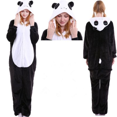 Jumpsuit Onesie Overall Schlafanzug Panda L