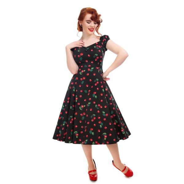 Collectif Dolores Doll 50s Cherry Kleid XS