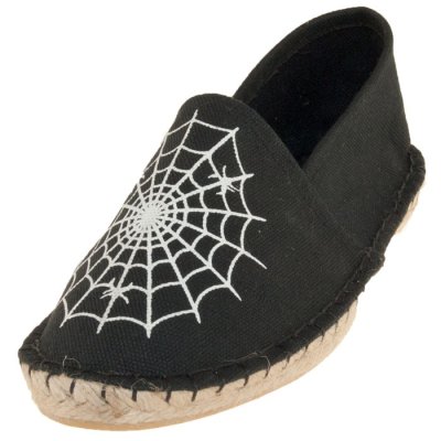 Alcatraz Spider Espadrilles Schuhe Schwarz 38