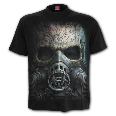 Spiral Bio Skull T-Shirt M