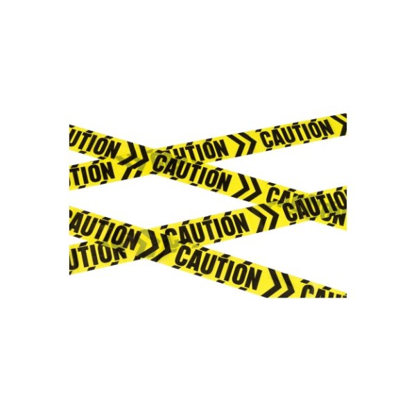 Caution-Chevron Tape 6m schwarz gelb