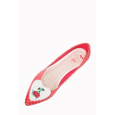 BN-SCHUH-RED/DOTS-EVERLY