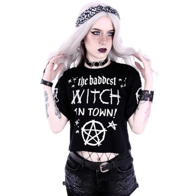 Crop Top The baddest Witch in Town