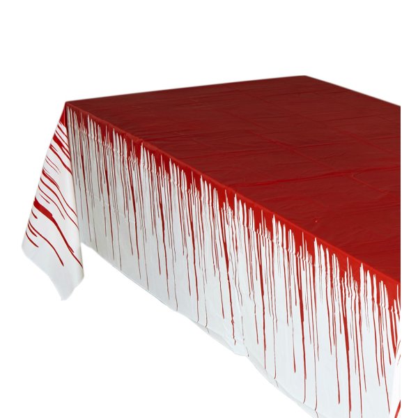 Blutverschmierte Tischdecke 137x275 cm