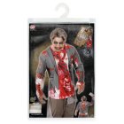 Blutiges Zombie Longsleeve-Kostüm S/M