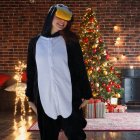 Jumpsuit Onesie Overall Schlafanzug Pinguin S