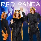 Jumpsuit Onesie Overall Schlafanzug Red Panda S - XL