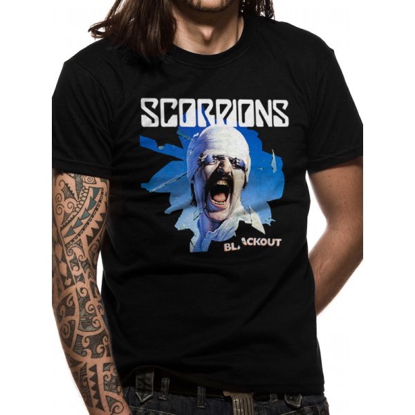 The Scorpions Shirt L Blackout schwarz