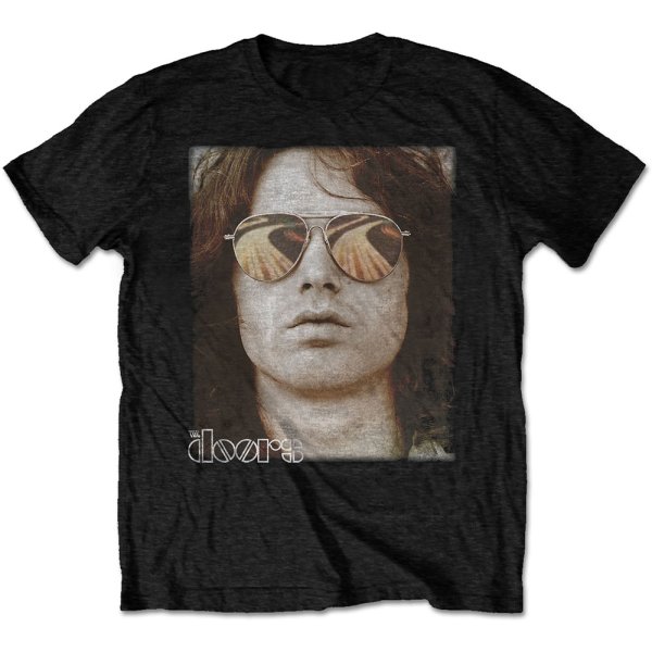 The Doors Shirt Jim Face schwarz