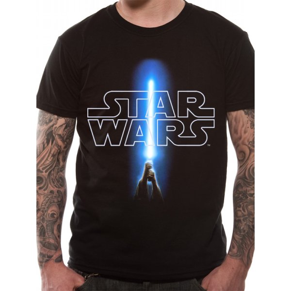 Star Wars Shirt  Logo and Saber