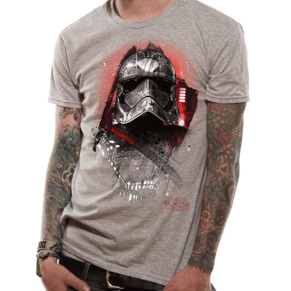 Star Wars Shirt L The Last Jedi grau