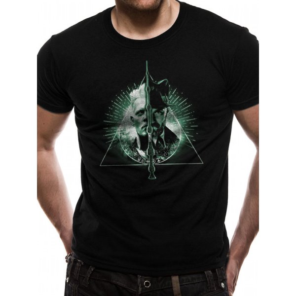 Crimes Of Grindelwald Shirt M Deathly Hallows Split schwarz
