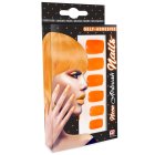 Selbstklebende Fingernägel 12Stk. Neon Orange