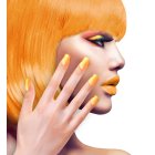 Selbstklebende Fingernägel 12Stk. Neon Orange