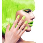 Selbstklebende Fingernägel 12Stk. Neon Grün