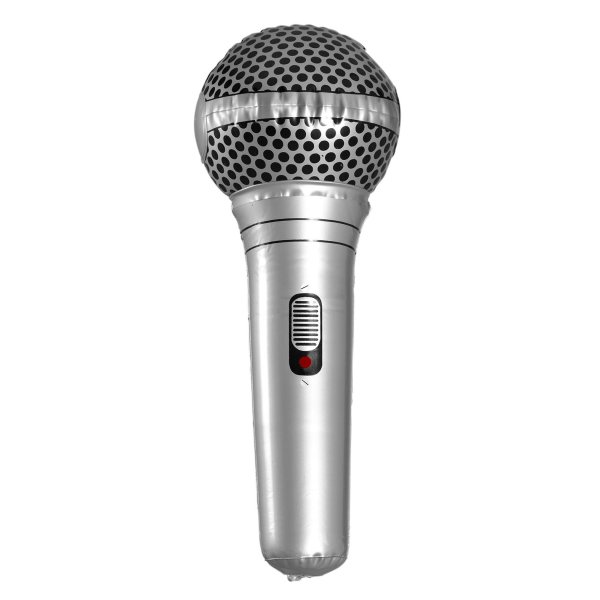 Aufblasbares Mikrofon 25 cm