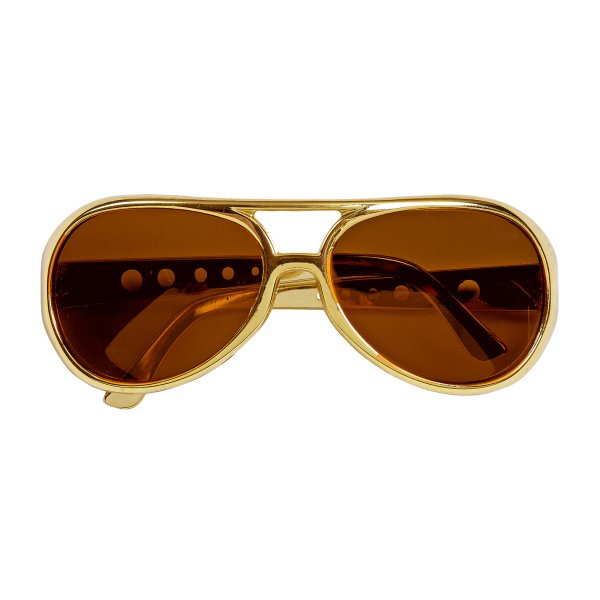 Rock´n´Roll Brille gold