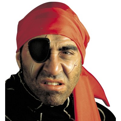 Piratenset Augenklappe & Ohrclip mit Hoop